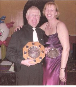 Bluey is presented with Barbara Miller Award 2004-5