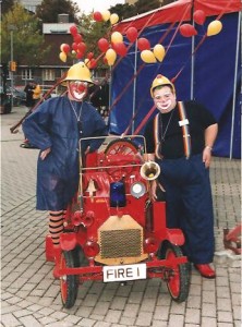 Clown Bluey's Fire Engine at the Big Top, Utrecht