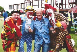 Clown Bluey with Conk, Cheggers & Rainbow, GMTV 2007