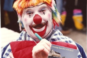 Clown Bluey's old photos from the 1980's