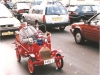 Chief Fire Officer Bluey in traffic un Utrecht, Netherlands