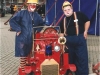 Clown Bluey's Fire Engine Entrée in the Big Top, Utrecht, Netherlands