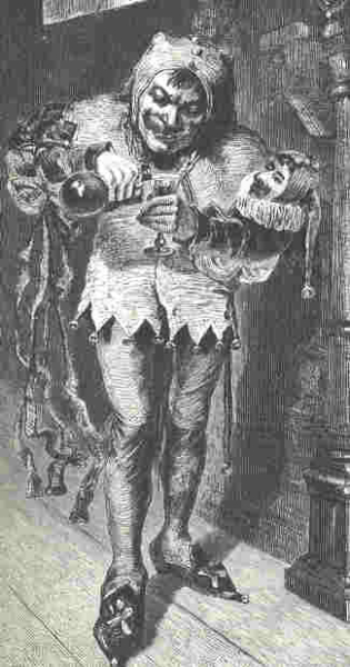 A 19th century impression of a court jester