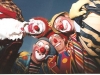 Clowns Rainbow, Bluey, Conk and Sonny