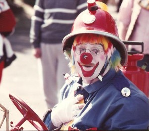 Clown Fireman Bluey