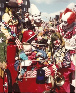 Clown Fireman Bluey, Bognor Regis 1987