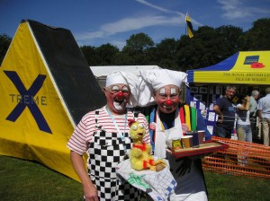 Bluey and Conk at the IOW Steam Festival